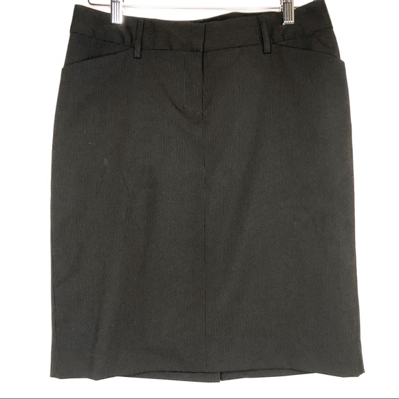 NWT Express Black Pinstriped Pencil Skirt - Picture 5 of 6